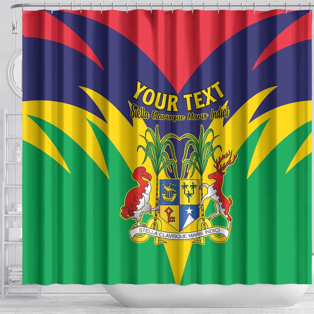 Personalised Mauritius Shower Curtain Stella Clavisque Maris Indici