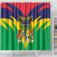 Personalised Mauritius Shower Curtain Stella Clavisque Maris Indici
