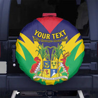Personalised Mauritius Spare Tire Cover Stella Clavisque Maris Indici