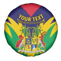 Personalised Mauritius Spare Tire Cover Stella Clavisque Maris Indici