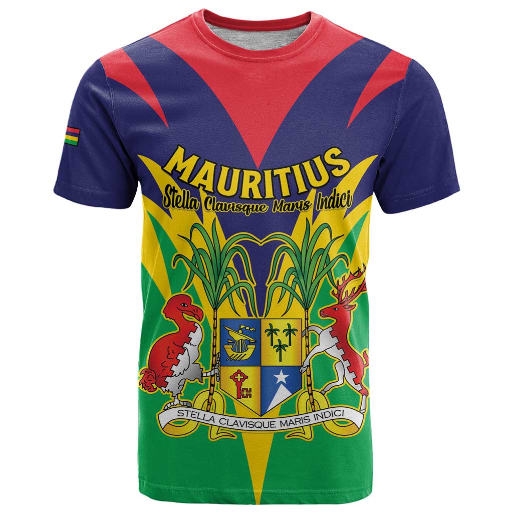Personalised Mauritius T Shirt Stella Clavisque Maris Indici