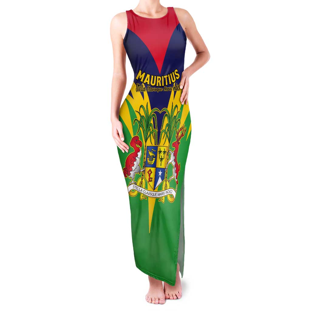 Personalised Mauritius Tank Maxi Dress Stella Clavisque Maris Indici