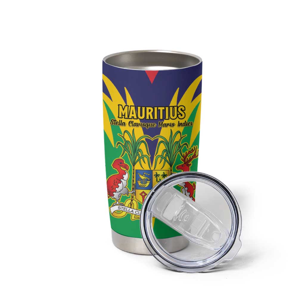 Personalised Mauritius Tumbler Cup Stella Clavisque Maris Indici