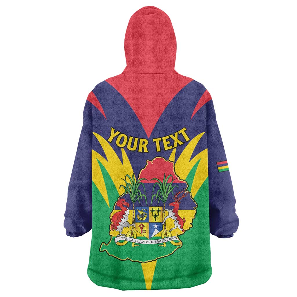 Personalised Mauritius Wearable Blanket Hoodie Stella Clavisque Maris Indici