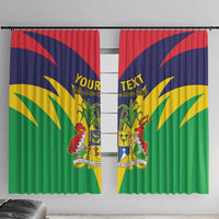 Personalised Mauritius Window Curtain Stella Clavisque Maris Indici