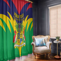 Personalised Mauritius Window Curtain Stella Clavisque Maris Indici