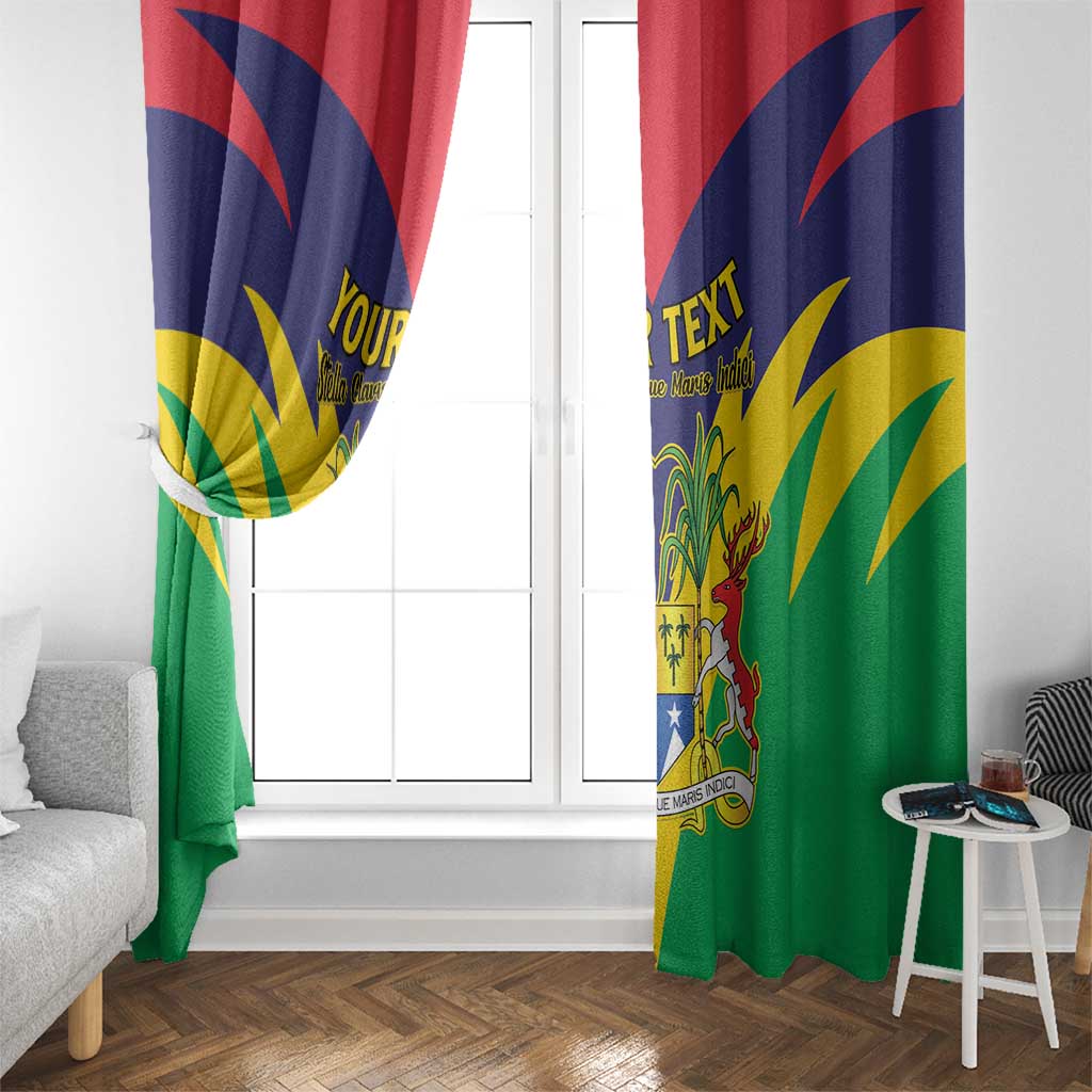 Personalised Mauritius Window Curtain Stella Clavisque Maris Indici