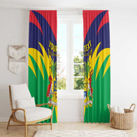 Personalised Mauritius Window Curtain Stella Clavisque Maris Indici