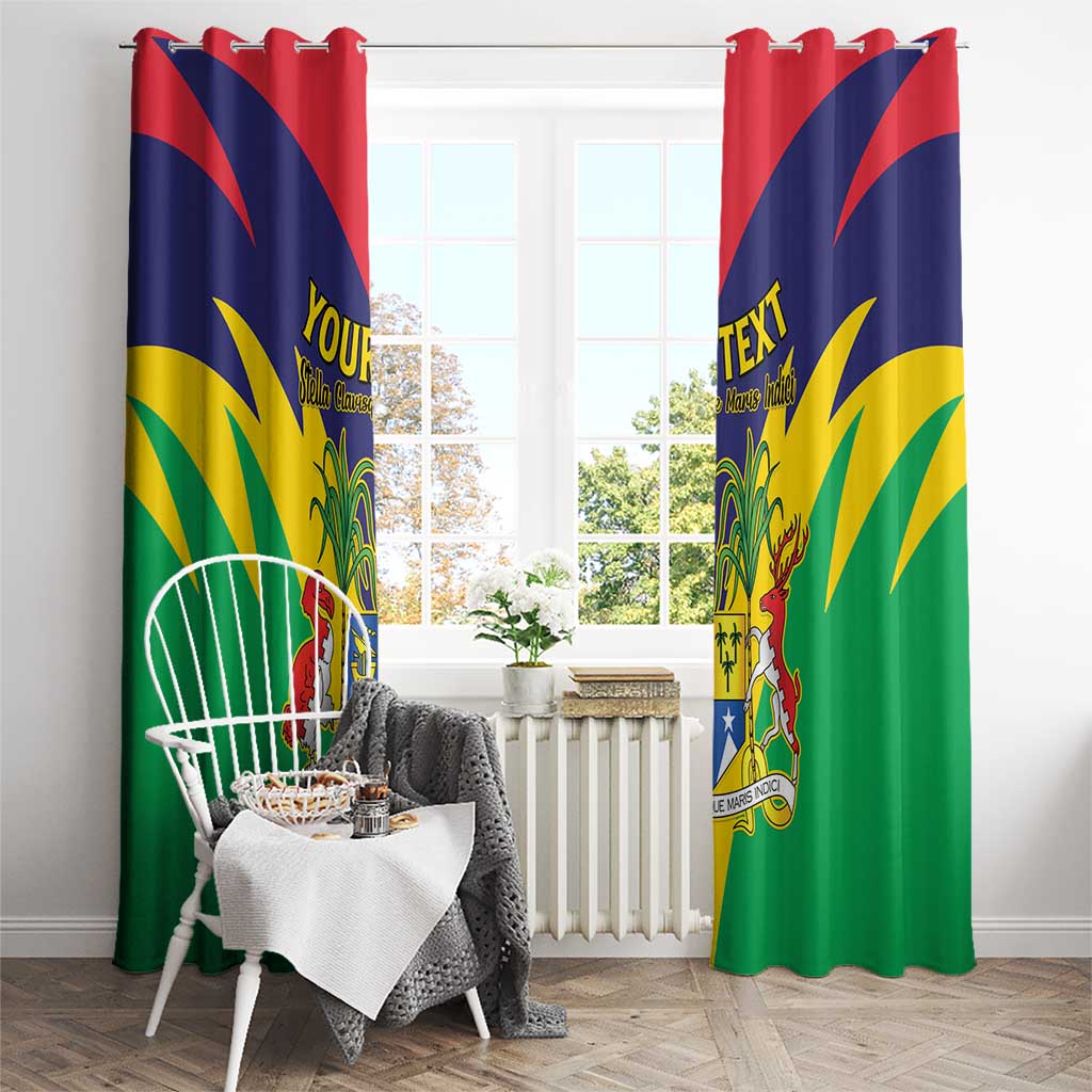 Personalised Mauritius Window Curtain Stella Clavisque Maris Indici