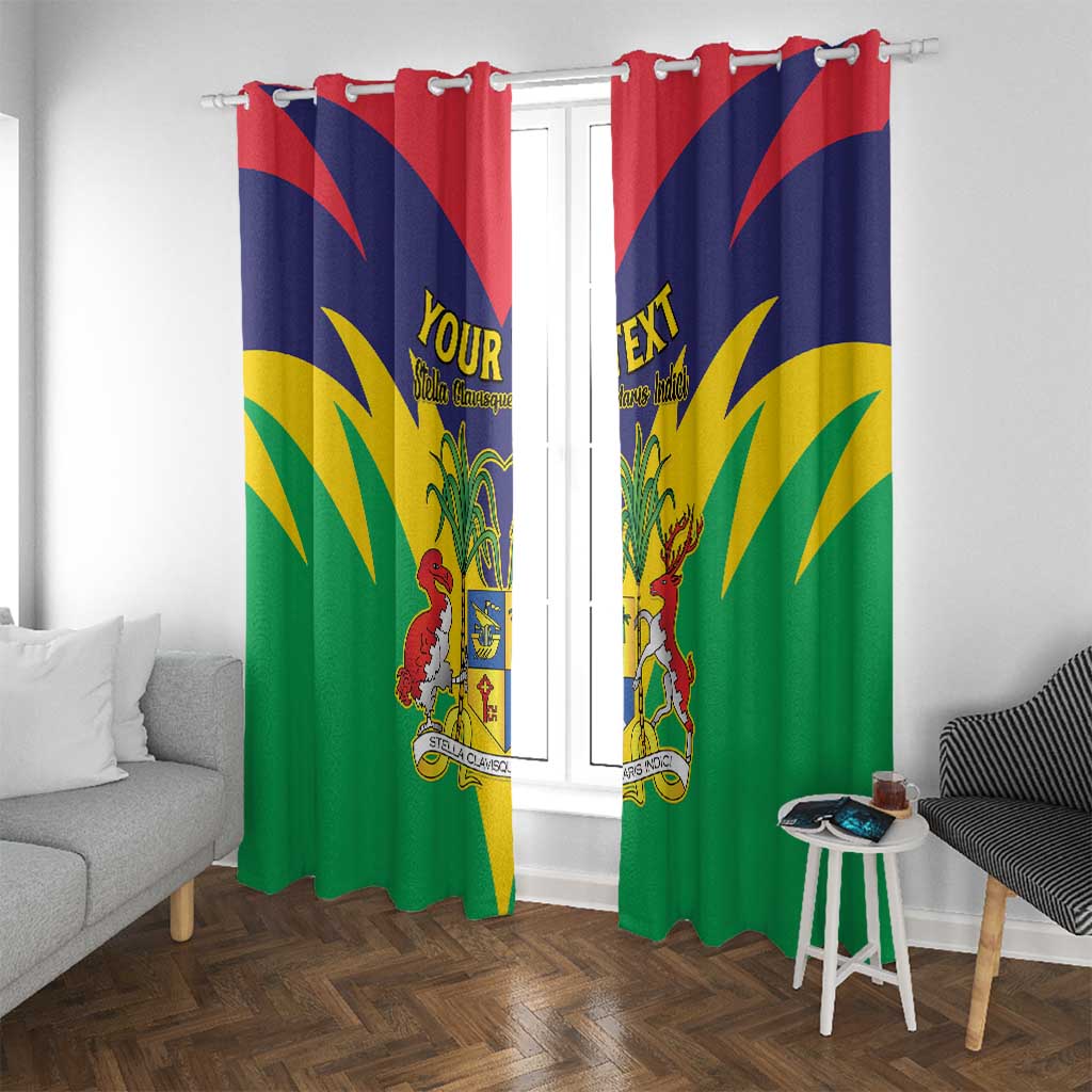 Personalised Mauritius Window Curtain Stella Clavisque Maris Indici