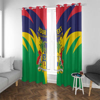Personalised Mauritius Window Curtain Stella Clavisque Maris Indici