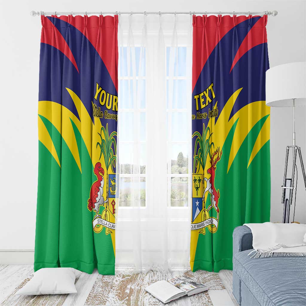 Personalised Mauritius Window Curtain Stella Clavisque Maris Indici