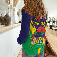 Personalised Mauritius Women Casual Shirt Stella Clavisque Maris Indici