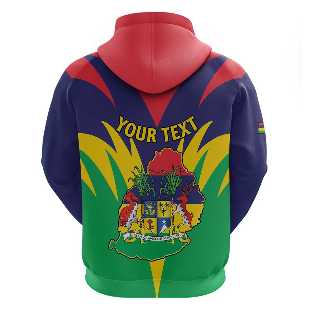 Personalised Mauritius Zip Hoodie Stella Clavisque Maris Indici