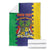 Personalised Mauritius Blanket Coat Of Arms Mix Paisley Pattern