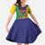Personalised Mauritius Family Matching Off Shoulder Maxi Dress and Hawaiian Shirt Coat Of Arms Mix Paisley Pattern