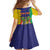 Personalised Mauritius Family Matching Off Shoulder Maxi Dress and Hawaiian Shirt Coat Of Arms Mix Paisley Pattern