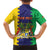 Personalised Mauritius Hawaiian Shirt Coat Of Arms Mix Paisley Pattern