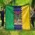 Personalised Mauritius Quilt Coat Of Arms Mix Paisley Pattern
