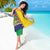 Personalised Mauritius Sarong Coat Of Arms Mix Paisley Pattern