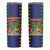 Personalised Mauritius Skinny Tumbler Coat Of Arms Mix Paisley Pattern