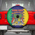 Personalised Mauritius Spare Tire Cover Coat Of Arms Mix Paisley Pattern