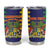 Personalised Mauritius Tumbler Cup Coat Of Arms Mix Paisley Pattern