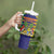 Personalised Mauritius Tumbler With Handle Coat Of Arms Mix Paisley Pattern