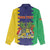 Personalised Mauritius Women Casual Shirt Coat Of Arms Mix Paisley Pattern