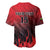 Personalised Mauritius Football Baseball Jersey Allez Les Dodos Grunge Style