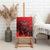 Personalised Mauritius Football Canvas Wall Art Allez Les Dodos Grunge Style