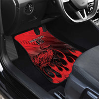 Personalised Mauritius Football Car Mats Allez Les Dodos Grunge Style