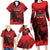 Personalised Mauritius Football Family Matching Long Sleeve Bodycon Dress and Hawaiian Shirt Allez Les Dodos Grunge Style