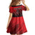Personalised Mauritius Football Family Matching Mermaid Dress and Hawaiian Shirt Allez Les Dodos Grunge Style