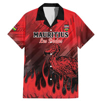 Personalised Mauritius Football Family Matching Mermaid Dress and Hawaiian Shirt Allez Les Dodos Grunge Style