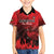 Personalised Mauritius Football Family Matching Off Shoulder Short Dress and Hawaiian Shirt Allez Les Dodos Grunge Style