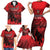 Personalised Mauritius Football Family Matching Short Sleeve Bodycon Dress and Hawaiian Shirt Allez Les Dodos Grunge Style
