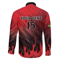 Personalised Mauritius Football Family Matching Tank Maxi Dress and Hawaiian Shirt Allez Les Dodos Grunge Style