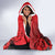 Personalised Mauritius Football Hooded Blanket Allez Les Dodos Grunge Style