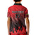 Personalised Mauritius Football Kid Polo Shirt Allez Les Dodos Grunge Style