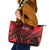 Personalised Mauritius Football Leather Tote Bag Allez Les Dodos Grunge Style