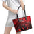 Personalised Mauritius Football Leather Tote Bag Allez Les Dodos Grunge Style