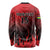 Personalised Mauritius Football Long Sleeve Shirt Allez Les Dodos Grunge Style