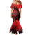 Personalised Mauritius Football Mermaid Dress Allez Les Dodos Grunge Style