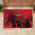 Personalised Mauritius Football Rubber Doormat Allez Les Dodos Grunge Style
