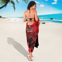 Personalised Mauritius Football Sarong Allez Les Dodos Grunge Style