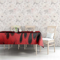 Personalised Mauritius Football Tablecloth Allez Les Dodos Grunge Style