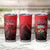 Personalised Mauritius Football Tumbler Cup Allez Les Dodos Grunge Style
