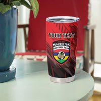 Personalised Mauritius Football Tumbler Cup Allez Les Dodos Grunge Style
