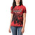 Personalised Mauritius Football Women Polo Shirt Allez Les Dodos Grunge Style